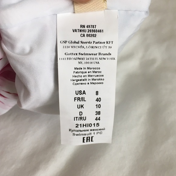 Gottex slimming halter one-piece swimsuit - NWT - Picture 6 of 6